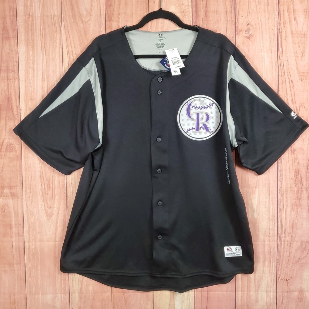 MLB Colorado Rockies Baseball Jersey Mens Sz XL Button Up NEW NWT